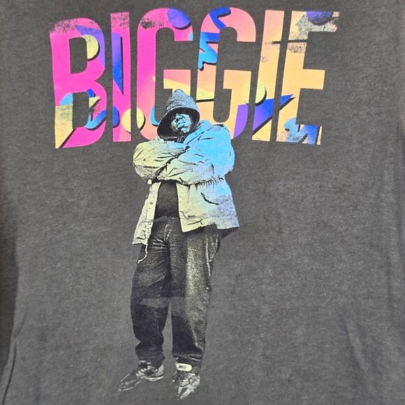 Old Navy Boys S (6-7) Notorious Biggie Graphic Crewneck Long Sleeve Shirt Olive - Picture 8 of 11